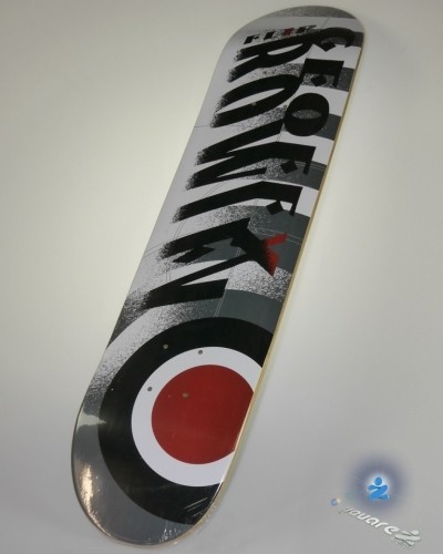 Skate Flip Geoff Rowley Target Art Deco — 7.5 inch Pro Skateboard Deck
