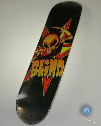 Blind skateboarding — 7.5 inch Reapor Gold Red Justice Black — New Skateboard Deck
