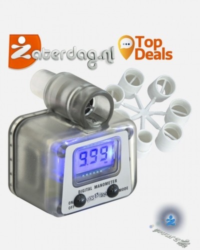 Bravo SP150 Digitale Druk- Manometer — excl. 9 Volt batterij 0-999 mbar R551088N plus opbergtas