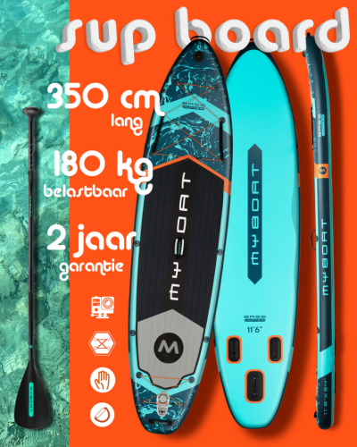 Extra breed XL MyBoat std Bass Hunter peddel boord voor 2 personen