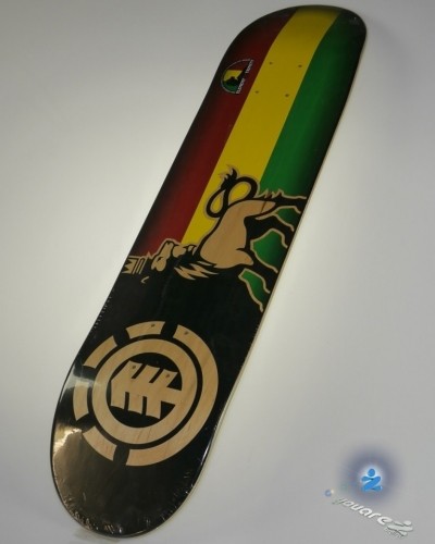 Element Rasta Zion size 7.5 inch — 7-Ply Hard Rock Esdoorn Skateboard deck new