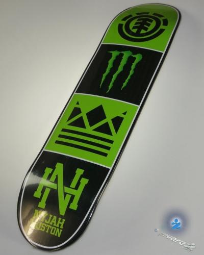 Nyjah Huston Element 8 x 31.75 Skateboard Deck Monster energy collaboration type#14